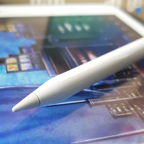 Apple pencil, iPad, and illustration